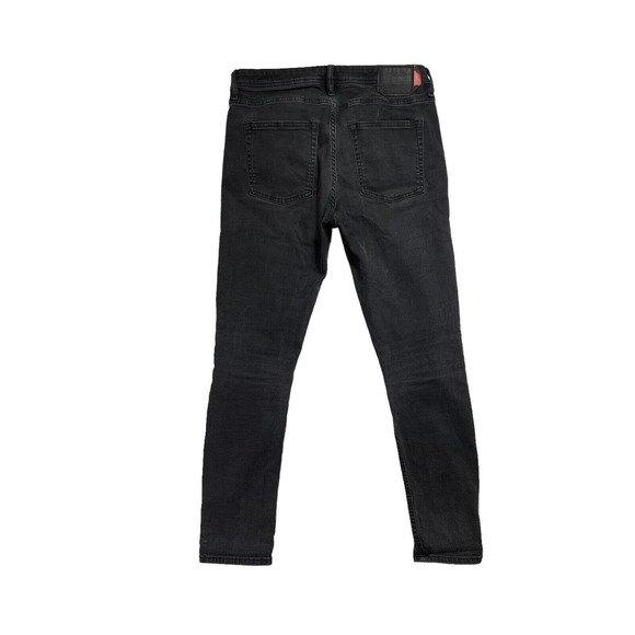 Acne Climb Stay Black Mid‎ Rise Bla Konst Skinny Leg Denim Jeans Size 27 - Picture 2 of 7